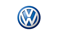 Logotipo de Volkswagen Blue and Silver